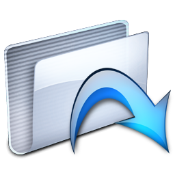 Folder Drop Blue